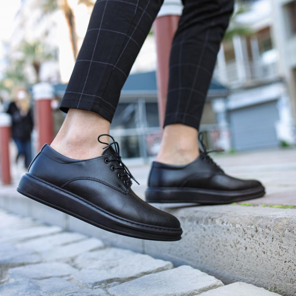 round toe block heel